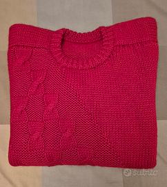 Maglione uomo in lana realizzato a mano.