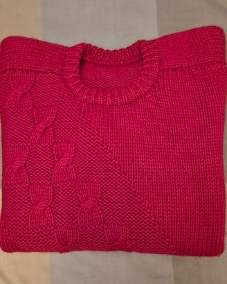 Maglione uomo in lana realizzato a mano.