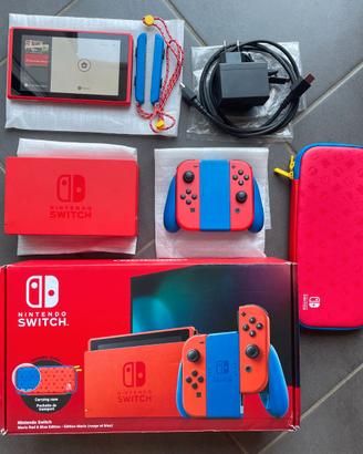 Nintendo Switch Mario Red e & Blue Limited Edition
