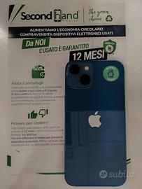 Apple iPhone 13 128GB Grado A+ Garanzia 12 mesi