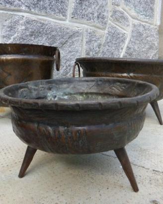 Coprivasi rame d'antiquariato
