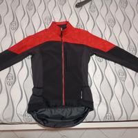 Giacca MTB uomo ST 500 rosso -nero