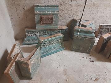 Maioliche antiche per stufa legna