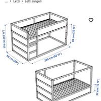 Letto modello kura Ikea