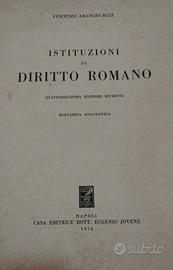 Arrangio Ruiz, Istituzioni di diritto romano