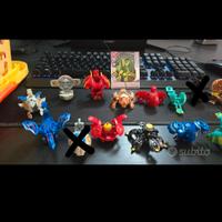 lotto 18 Bakugan + lamincards e carte magnetiche