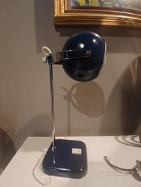 lampada space age balleye gambo lungo blu