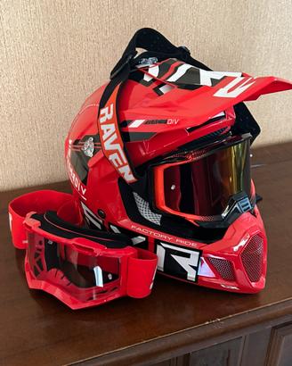 Casco FXR Pro Clutch e 2 mascherine - NUOVI