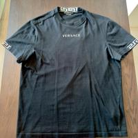 T-shirt Maglia VERSACE con logo ricamato