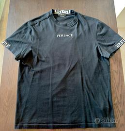 T-shirt Maglia VERSACE con logo ricamato