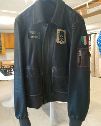giacca aviatore in pelle 
