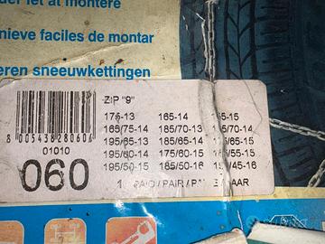 catene neve , facili da montare