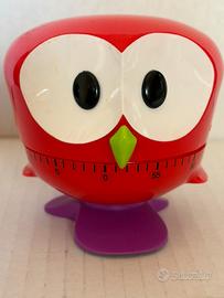 Timer meccanico a forma di gufo. E-my Guzzini 2012