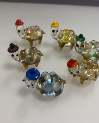 Tartarughine in vetro di Murano