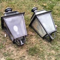 lampadari vintage giardino 
