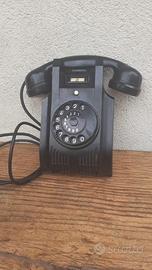 Telefono bachelite a disco da parete
