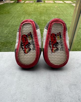 Scarpe neonato cars