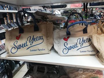 Borsa Sweet Years Summer beige o bianca