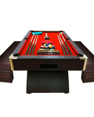 Tavolo da biliardo 8ft Caesar+Panche