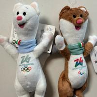 Peluche mascotte 18 cm trudi milano cortina 2026
