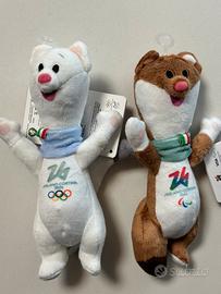 Peluche mascotte 18 cm trudi milano cortina 2026