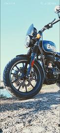 Royal enfield hunter 350 rebel blue