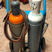 Bombole per saldatura ossigeno acetilene