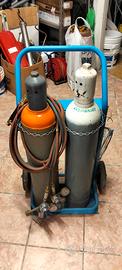 Bombole per saldatura ossigeno acetilene