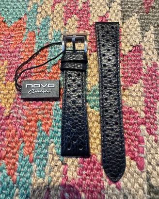 Cinturino in Pelle Traforata Galo Originale – Nero