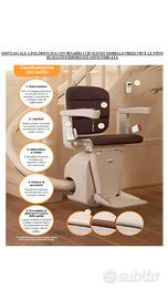 MONTASCALE MODELLO “FREECURVE” CON POLTRONCINA MOD