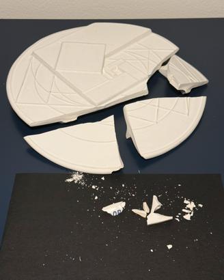 Piatto da restaurare di Gio’ Pomodoro