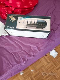 radio trasparente anni 80 con luci a led 