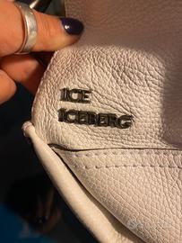 Borsa in pelle bianca Iceberg