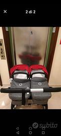 passeggino gemellare bugaboo