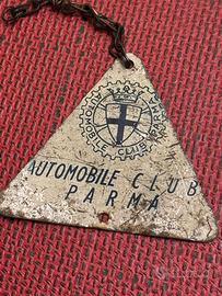 Targa automobile club Parma