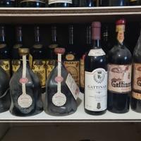 Bottiglie di vino e liquore da collezione