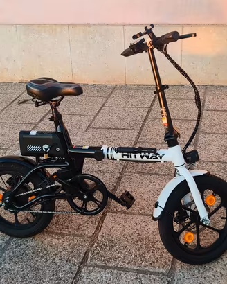 Bici elettrica pieghevole HITWAY+SECONDA BATTERIA