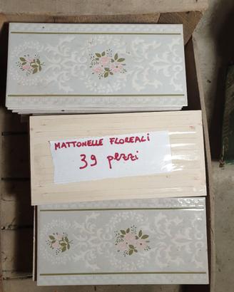 Mattonelle maioliche anni 70