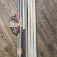 STECCHE APPENDINI IKEA STOLMEN  SILVER BIANCHI