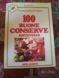Libro vintage 100 buone conserve sottovetro