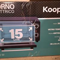 Kooper Fornetto: 15 Litri - 650 Watt: Nero (Nuovo)