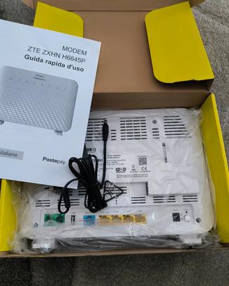 Router modem fibra (poste italiane) 