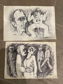 Disegni originali Mario Russo ‘70