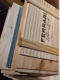 lotto coperchi cassette legno vintage