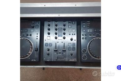 Console DJ Pioneer CDJ-350+DJM-350 Flight Case