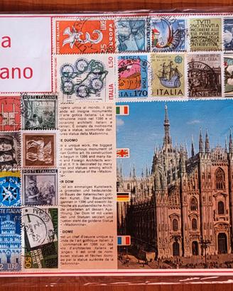 Francobolli Fiera di Milano anni 70 