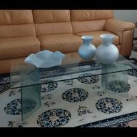 tavolino in cristallo 