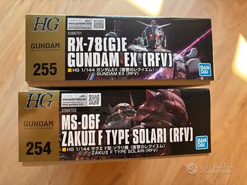 HG Bandai Gundam EX e Zaku II TYPE F