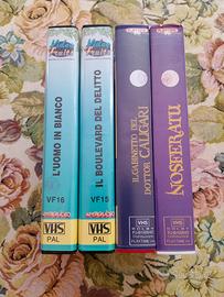 Lotto 4 VHS Cinema D'Autore E Muto