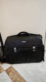 borsa da lavoro Piquadro marrone in pelle 